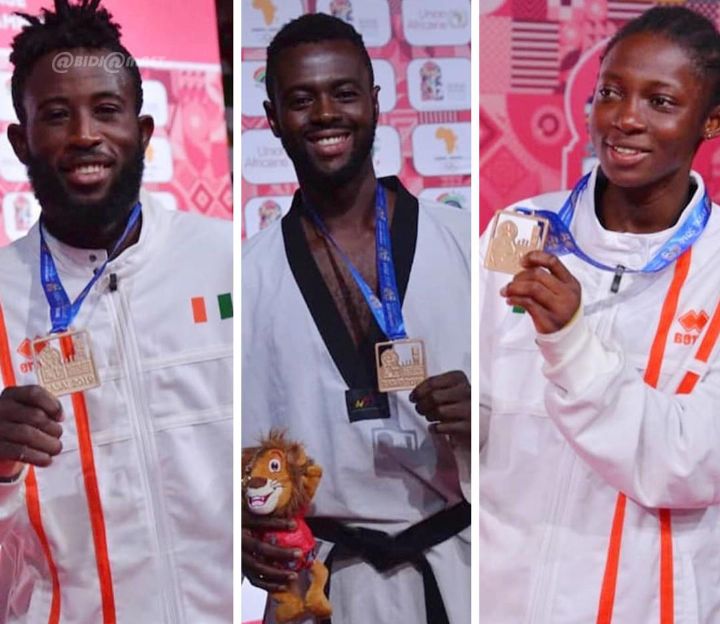 12e Jeux Africains de Rabat : trois médailles d’Or pour les ivoiriens au Taekwondo